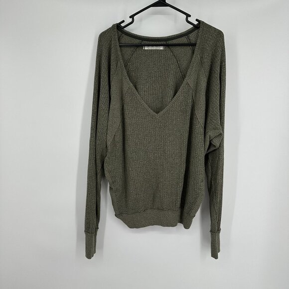 Free People Santa Clara Thermal Women's Long Sleeve Size‎ Small Ferngully - Picture 1 of 6